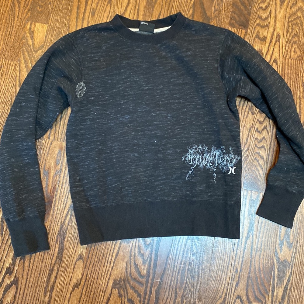 Hurley Sweatshirt in faded black